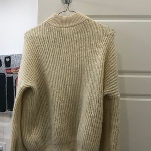 High neck sweater